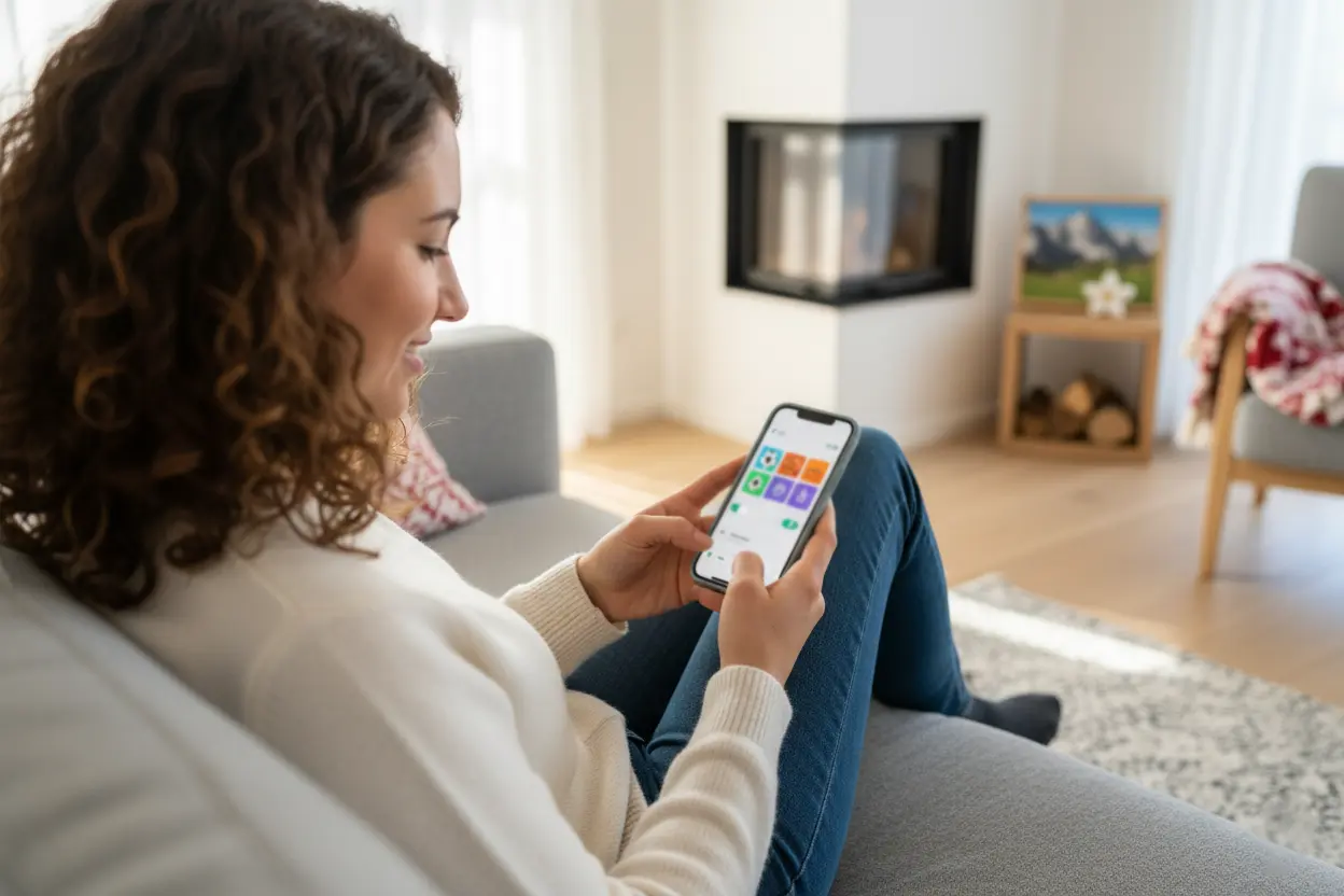 Schweizer Sportfan nutzt legale Wett-App auf dem Smartphone